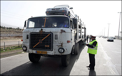ارتقای ایمنی تردد در سطح جاده ها با کاهش تردد کامیون های فرسوده