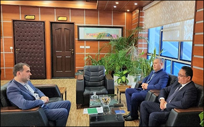 دیدار سرکنسولگری قزاقستان در ایران با مدیر کل بنادر و دریانوردی امیرآباد