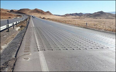 اجرای ۱۵ کیلومتر شیار لرزاننده در محورهای مواصلاتی استان خراسان شمالی