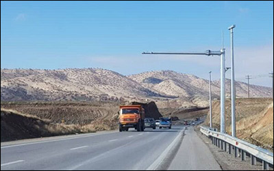 اضافه شدن ۱۱ دستگاه دوربین ثبت تخلف به راه های استان ایلام تا پایان سال جاری