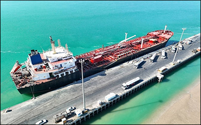 بهره‌برداری از کریدور خط لوله جدید بارگیری مواد نفتی در اسکله ۳۴ بندر امام خمینی(ره) ​آغاز شد