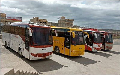 اعلام نرخ مصوب بلیت اتوبوس برای جابجایی زائران اربعین حسینی از استان لرستان
