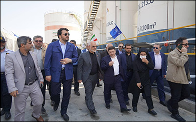 افتتاح و آغاز عملیات اجرایی ۲۶ پروژه دریایی و بندری در بنادر خوزستان با حضور وزیر راه و شهرسازی