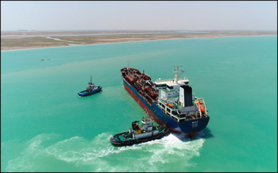 ارائه ۲۵ هزار ساعت خدمات دریایی ایمن به انواع شناورها در آبراه خور موسی
